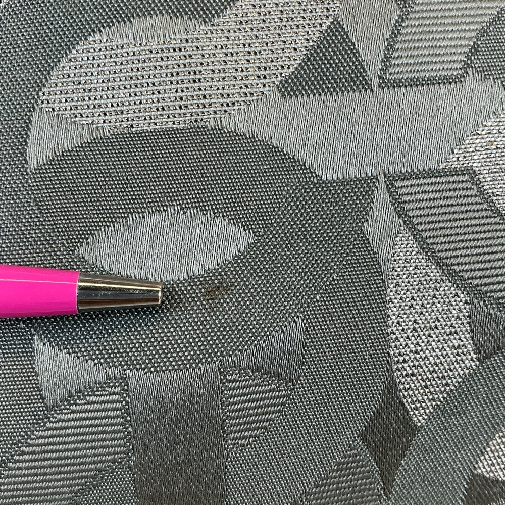 Coach Y2K Kristin 18286 Op Art Gray Silver Metallic Signature Hand Shoulder Bag‎ - Picture 15 of 15